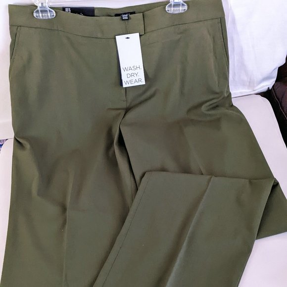 Olive ladies Jones slacks size 14 - Picture 1 of 4